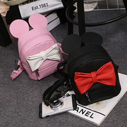 特價2016韓版新潮可愛卡通老鼠蝴蝶結(jié)包 時尚休閑小包斜挎單肩包