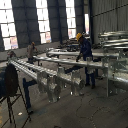 樂山市沐川縣t型八角邊立桿斑馬線行人禮讓系統(tǒng)l桿6.5 12米包運輸包卸貨